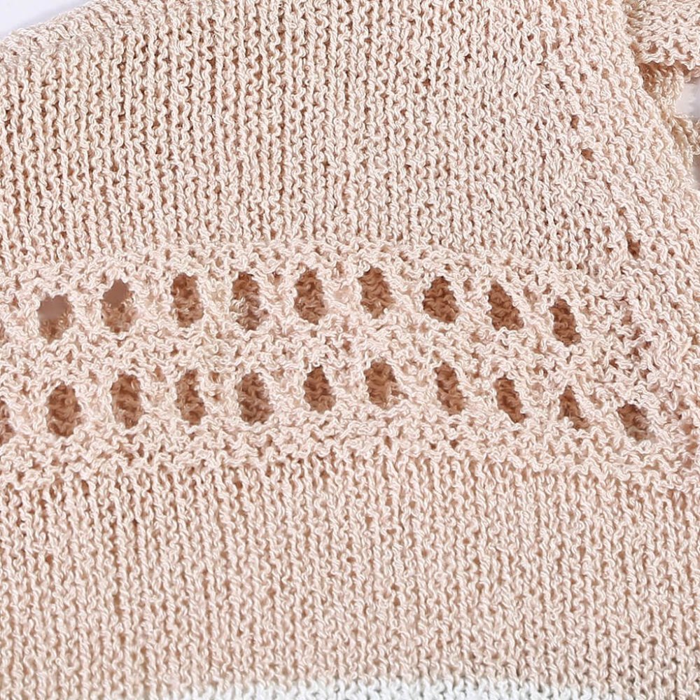 Autumn Colors Long Sleeve Loose Casual Knit Top - Picture 8 of 14